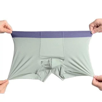 Men's Ice Silk Briefs Boxers (Pack of 4)