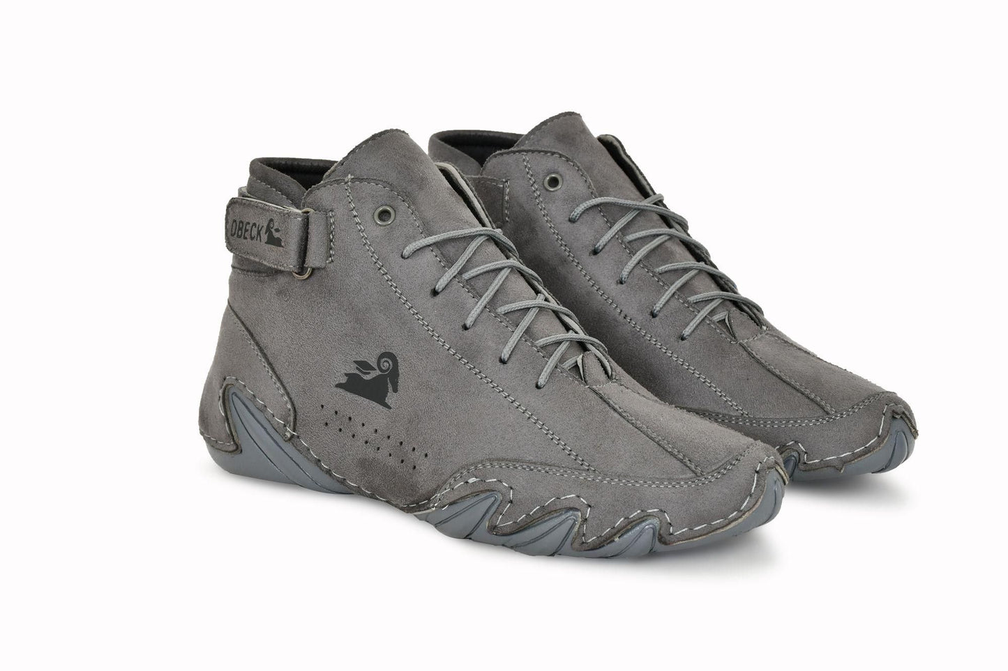 Men's Grey Suede Casual Shoes